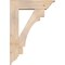 Ekena Millwork Merced Traditional Smooth Bracket w/ Offset Brace, Douglas Fir, 7 1/2"W x 28"D x 40"H BKT0806X28X40MRC01SDF - alternate 2